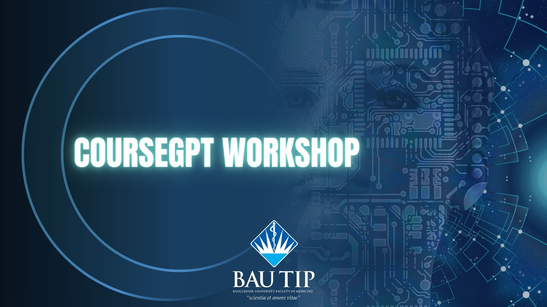 The "CourseGPT Workshop" was held for Medical Faculty Members in collaboration with OpenAI, the Artificial Intelligence Competence Unit, and the Center for Learning and Teaching (CLT).